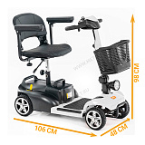 Кресло-коляска скутер MET EXPLORER 250