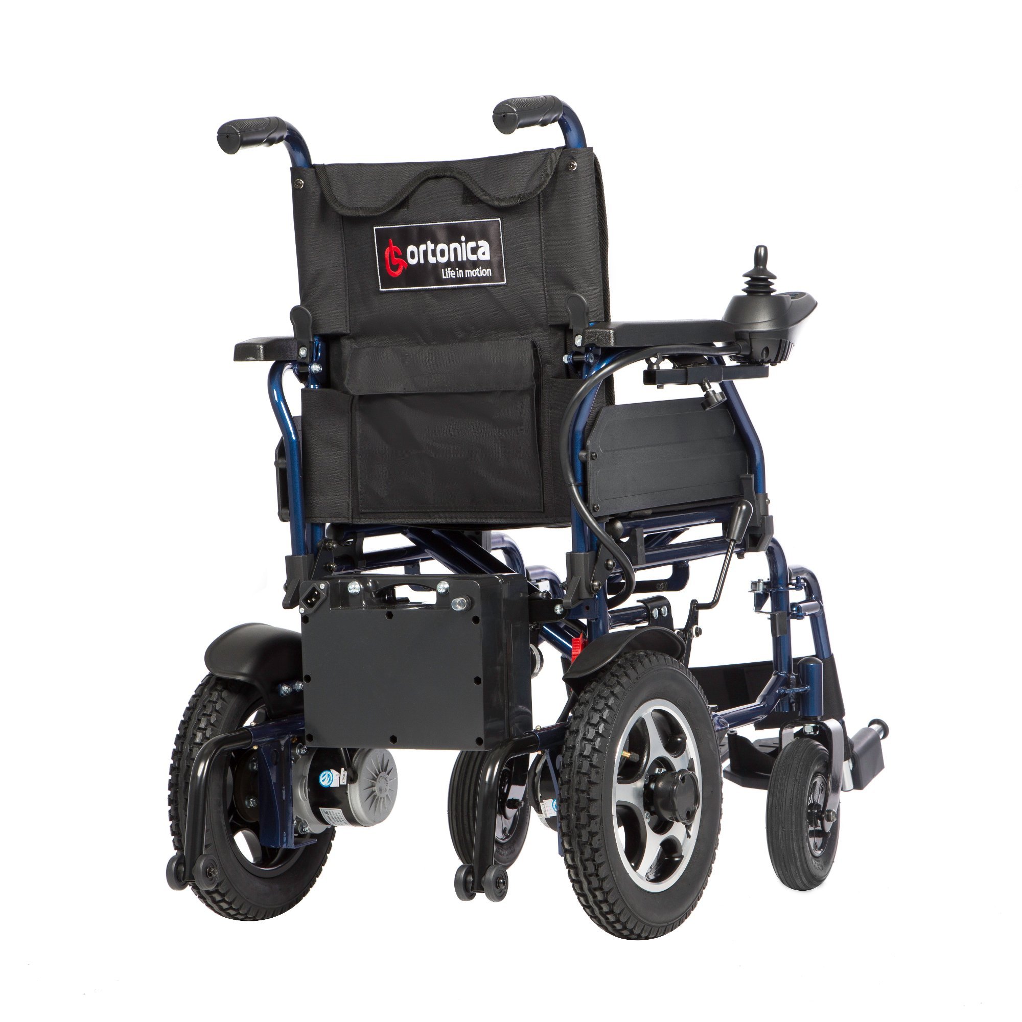 Коляска инвалидная с электроприводом Ortonica Pulse 110 предназначена для самостоятельного передвижения (в помещениях и на дорогах с твердым покрытием) инвалидов с заболеваниями опорно-двигательного аппарата и повреждениями нижних конечностей.