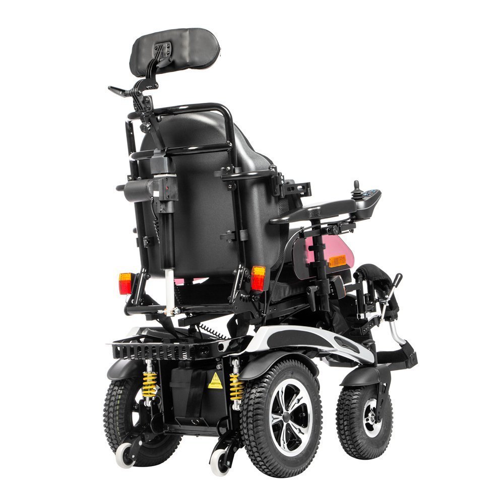 Коляска инвалидная с электроприводом Ortonica Pulse 380 предназначена для самостоятельного передвижения (в помещениях и на дорогах с твердым покрытием) инвалидов с заболеваниями опорно-двигательного аппарата и повреждениями нижних конечностей, в том числе